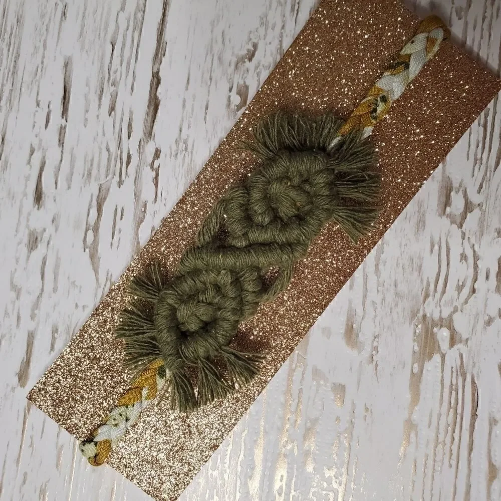 IVY MOUNTAIN CRAFTER Handmade Macrame Headband